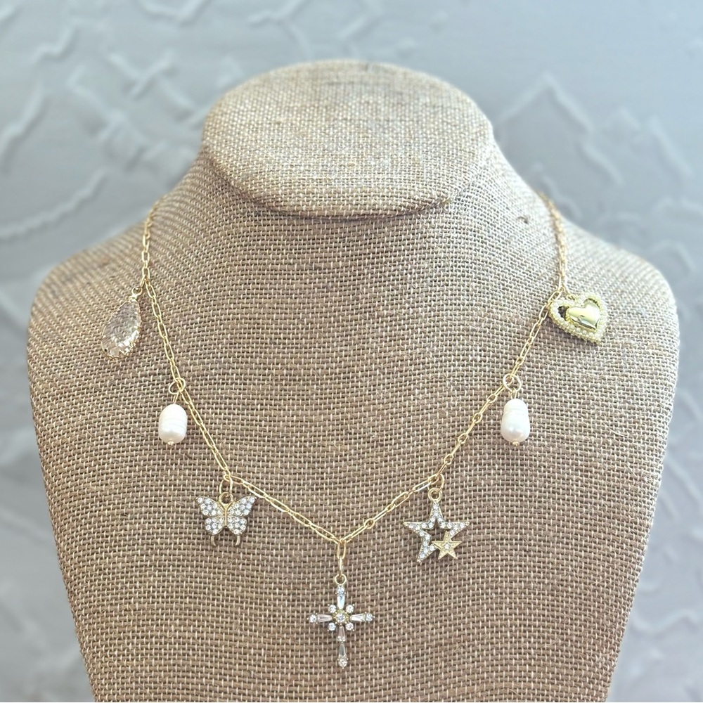 Cross Charm Necklace
